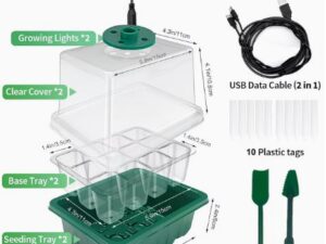 2 Ensembles de Kits de Germination de Graines